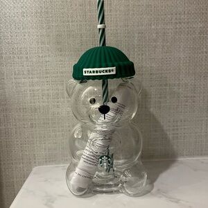 Starbucks Glass Bear-Shaped Cup
